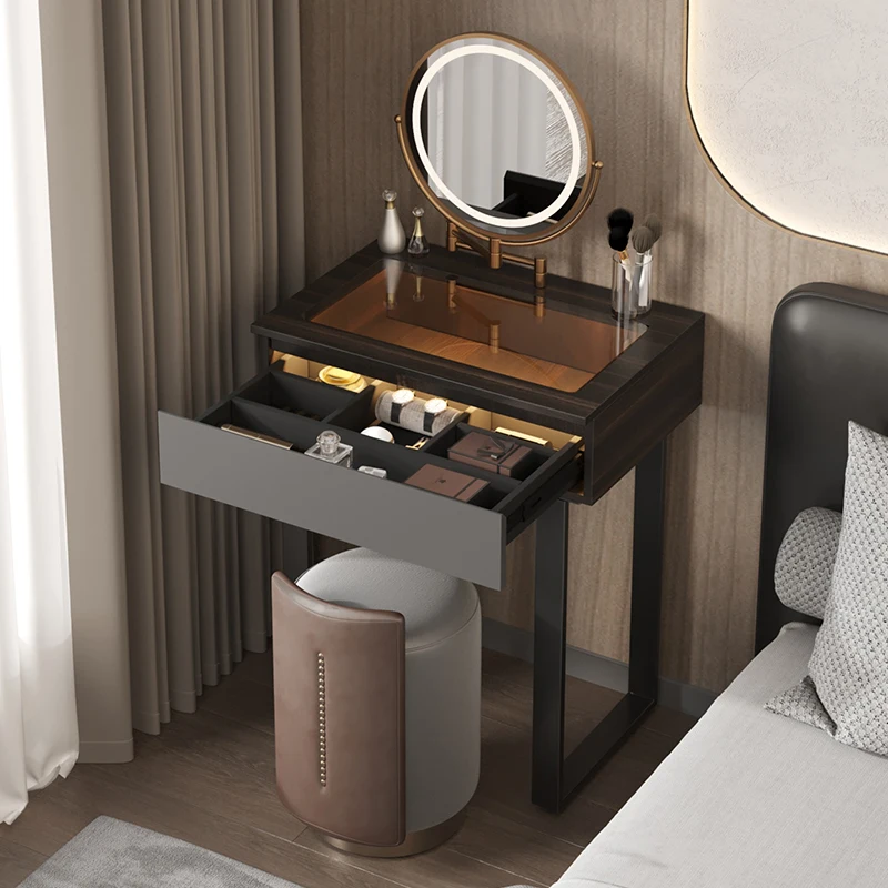 Service Vanity Dressing Table Makeup Light Chair Storage Modern European Dressing Table Comfortable Wood Vestidores Furniture
Service Vanity Dressing Table Makeup Light Chair Storage Modern European Dressing Table Comfortable Wood Vestidores Furniture