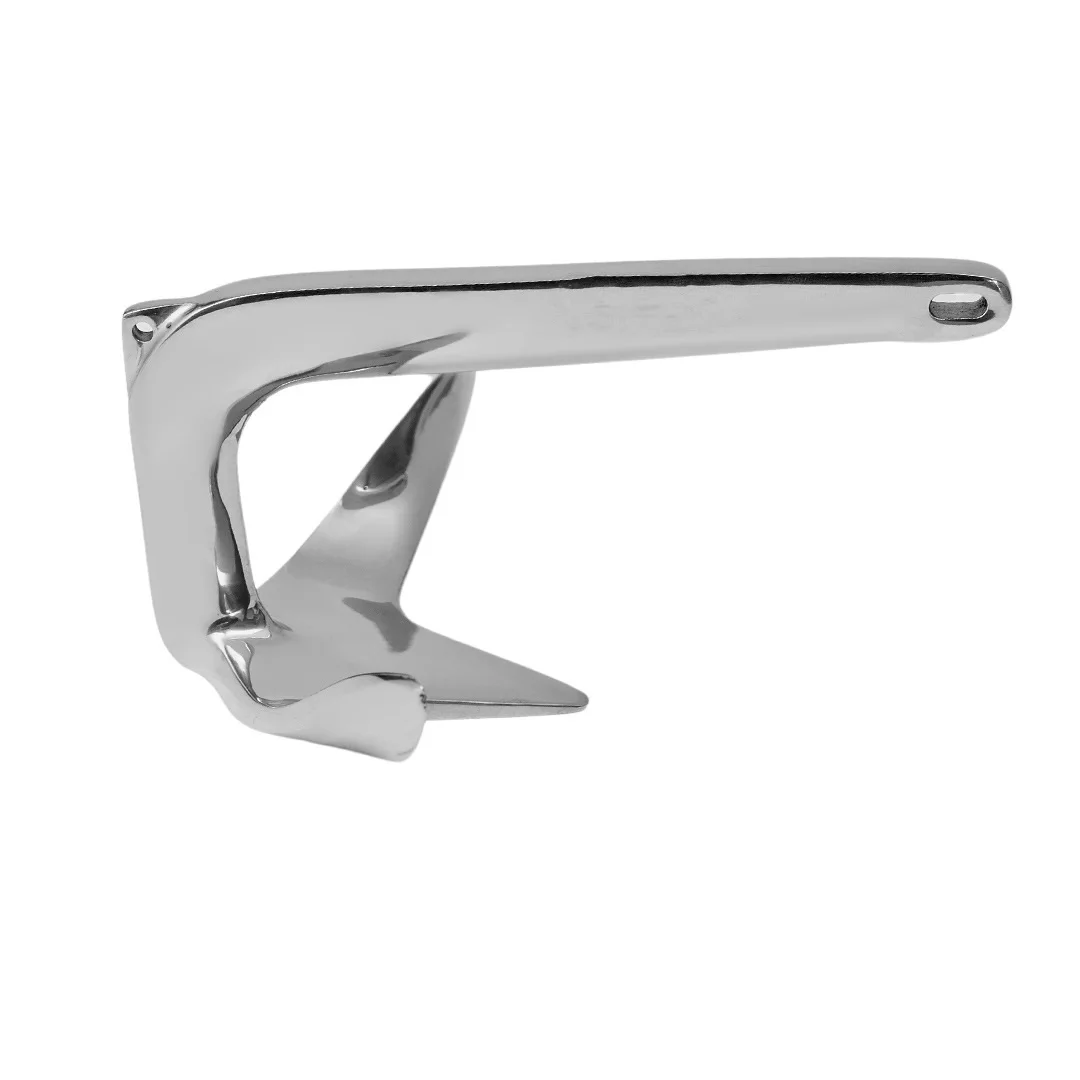 Customized Bruce Style Boat Anchor 316 Stainless Steel Claw Anchor Mirror Polished Boat Anchors 50kg
Customized Bruce Style Boat Anchor 316 Stainless Steel Claw Anchor Mirror Polished Boat Anchors 50kg
