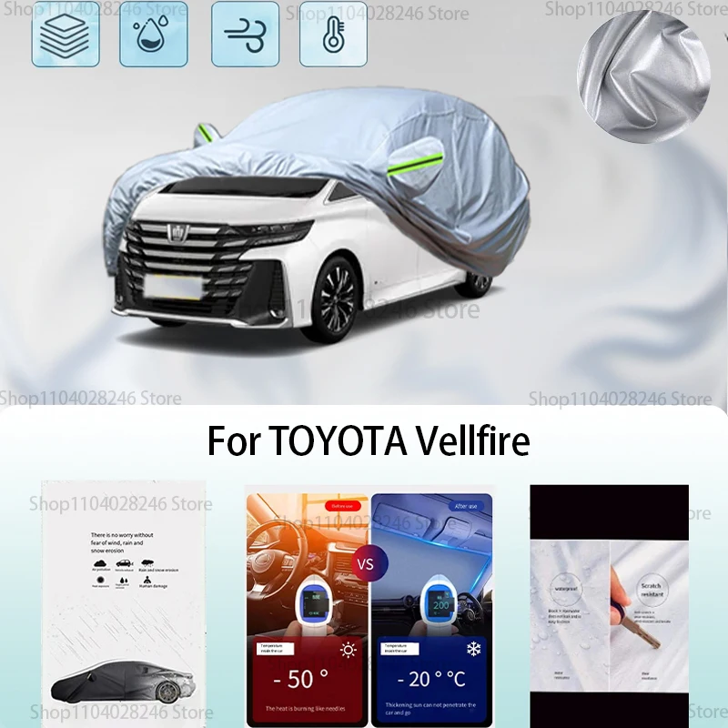For TOYOTA Vellfire Car clothing sun protection snow prevention antifreeze car protective cover auto cover
For TOYOTA Vellfire Car clothing sun protection snow prevention antifreeze car protective cover auto cover