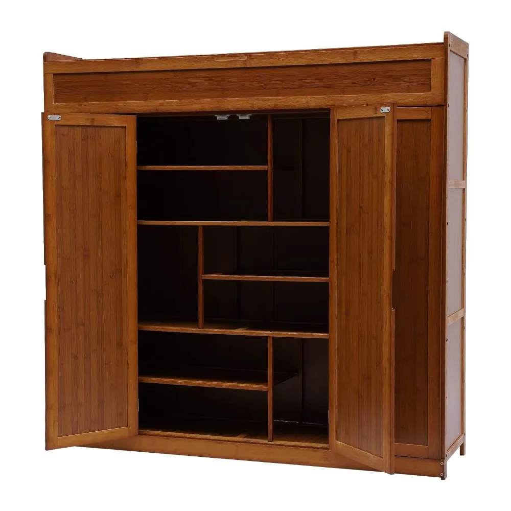 Bamboo Shoe Cabinet, 7-tier Shoe Rack, Folding Door Independent Shoe Rack, Customizable
Bamboo Shoe Cabinet, 7-tier Shoe Rack, Folding Door Independent Shoe Rack, Customizable