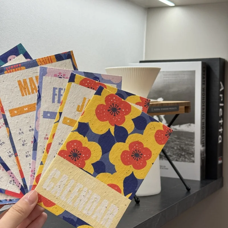 Customized. Tissue Paper Seed Paper Customized Desk Calendar Environmentally Friendly Renewable Sprout Mori G
Customized. Tissue Paper Seed Paper Customized Desk Calendar Environmentally Friendly Renewable Sprout Mori G