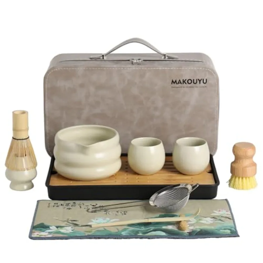12 Pcs Matcha whisk Set15 OZ Japanese Matcha Set With 2 Cups and 1 Leather Storage Bag Complete Travel Matcha Kit Set Perfect M
12 Pcs Matcha whisk Set15 OZ Japanese Matcha Set With 2 Cups and 1 Leather Storage Bag Complete Travel Matcha Kit Set Perfect M