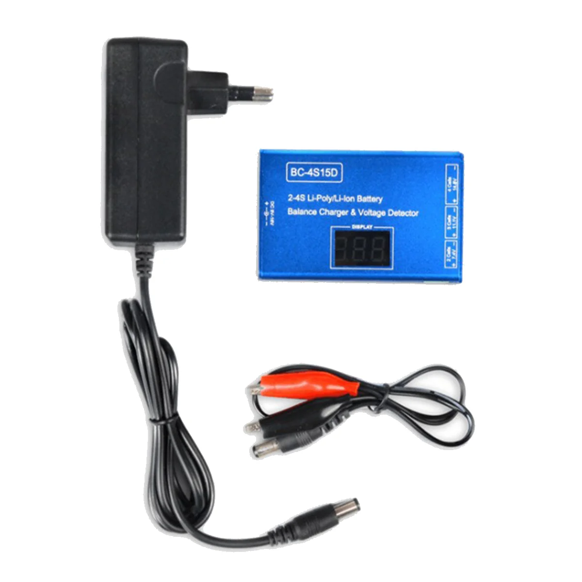 A39R-BC-4S15D Battery Lipo Li-Ion Balance Charger Voltage Detector LCD Digital Display Balance Charger for RC Battery EU Plug
A39R-BC-4S15D Battery Lipo Li-Ion Balance Charger Voltage Detector LCD Digital Display Balance Charger for RC Battery EU Plug