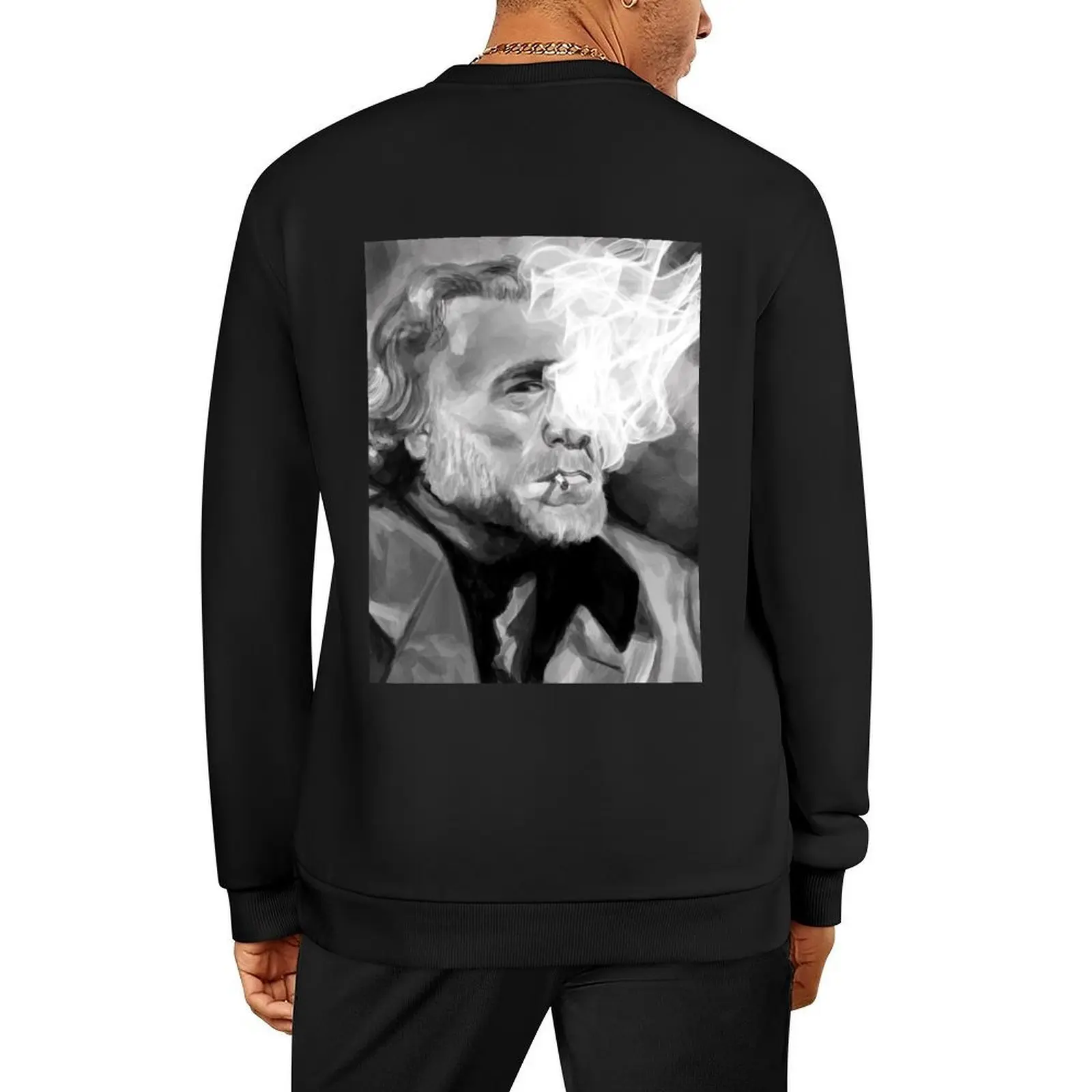 Bukowski black and white digital painting Pullover anime clothing men's sweat-shirt men's clothes sweatshirts
Bukowski black and white digital painting Pullover anime clothing men's sweat-shirt men's clothes sweatshirts