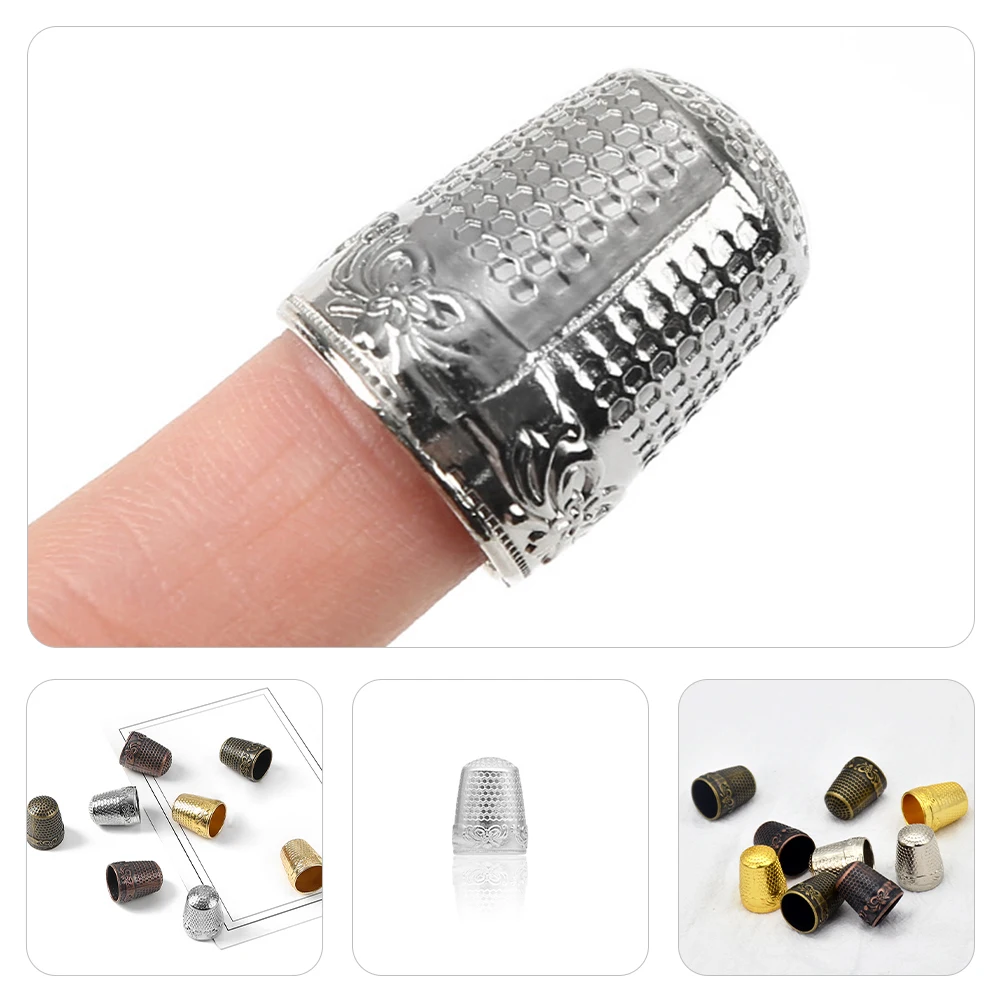 10pcs Silver Copper Thimble for Hand Quilting Embroidery Sewing Protector Lightweight Portable Finger DIY Craft Tool sewing
10pcs Silver Copper Thimble for Hand Quilting Embroidery Sewing Protector Lightweight Portable Finger DIY Craft Tool sewing