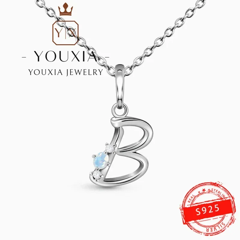 European and American style s925silver Jeweled couple necklace personality shiny jewelry Valentine's Day gift
European and American style s925silver Jeweled couple necklace personality shiny jewelry Valentine's Day gift