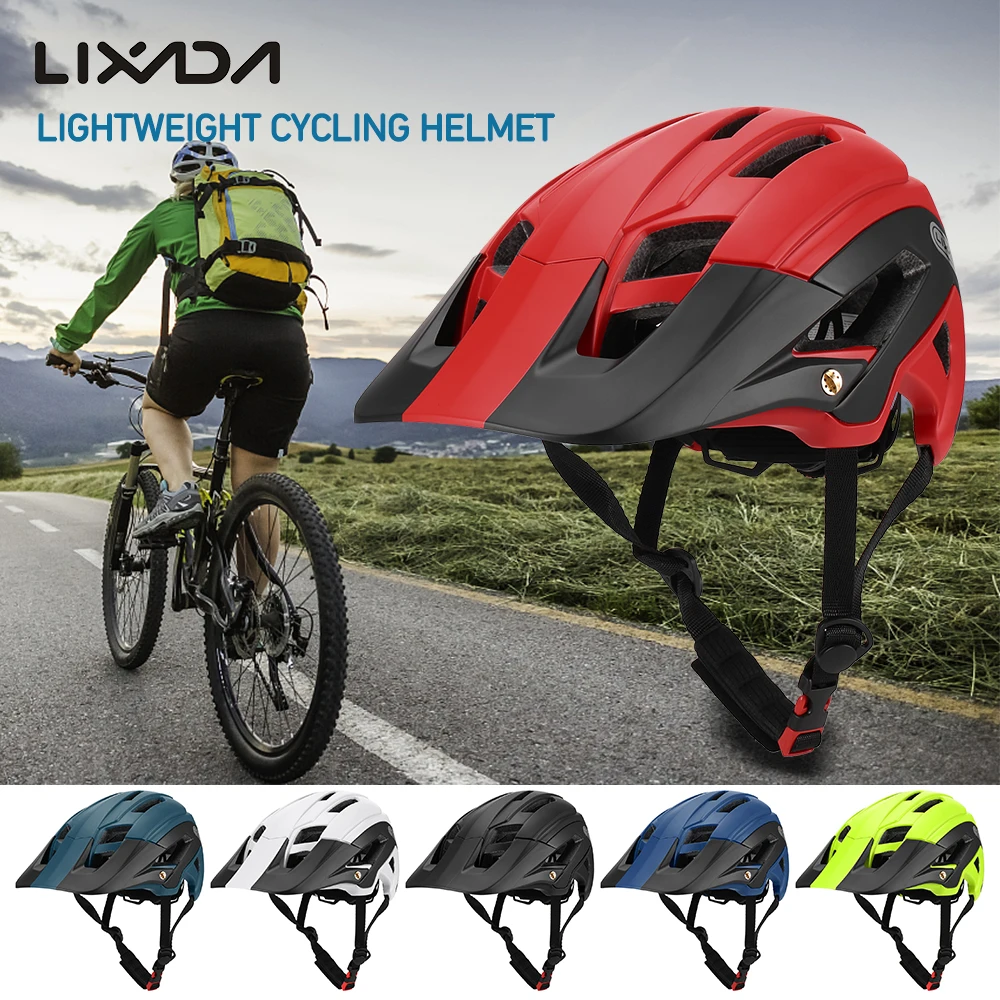 Lixada Lightweight Cycle Bicycle Helmet with Detachable Visor Mountain Bike Sports Safety Protective Helmet 16 Vents
Lixada Lightweight Cycle Bicycle Helmet with Detachable Visor Mountain Bike Sports Safety Protective Helmet 16 Vents