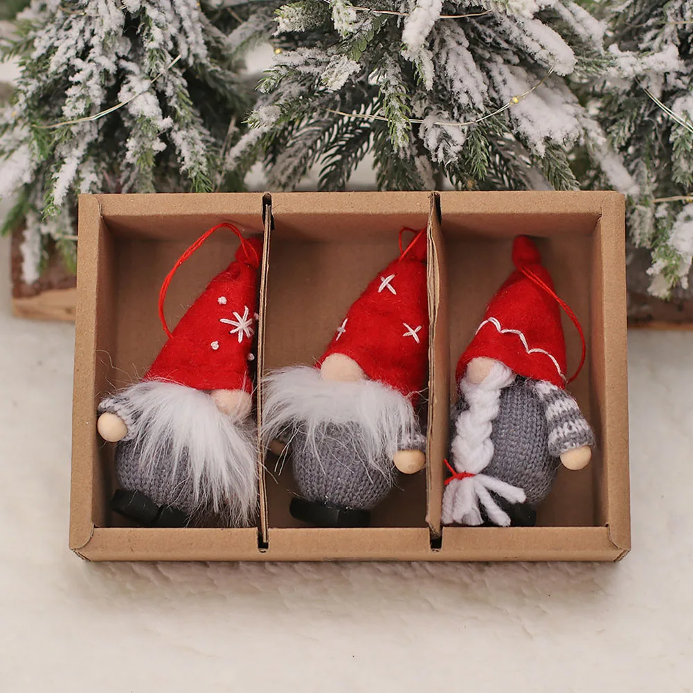 3pcs/set Christmas Tree Hanging Plush Faceless Man Doll Pendants Xmas Tree Ornaments Home Party Decoration New Year Gifts
3pcs/set Christmas Tree Hanging Plush Faceless Man Doll Pendants Xmas Tree Ornaments Home Party Decoration New Year Gifts