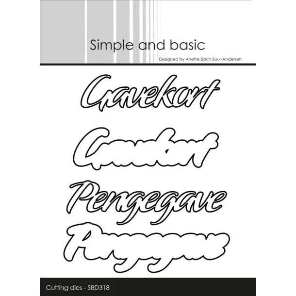 Words Pengegave & Gavekort Metal Cutting Dies for New 2023 Scrapbooking Paper Making Frame Card Craft Supplies No Stamp
Words Pengegave & Gavekort Metal Cutting Dies for New 2023 Scrapbooking Paper Making Frame Card Craft Supplies No Stamp