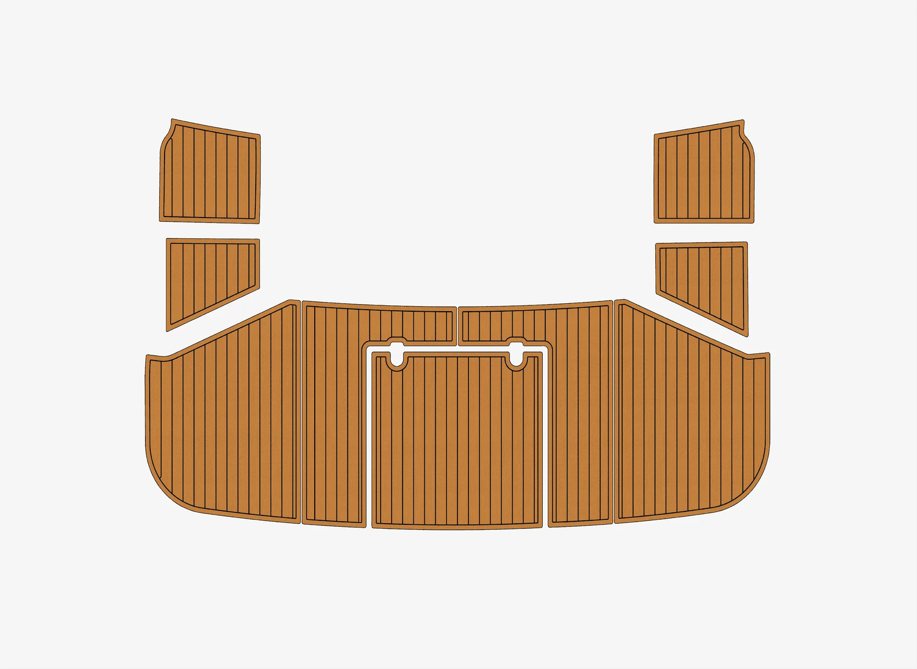 Self-Adhesive faux Teak EVA Marine Mat - 2003 Viking Princess 65 Yacht 6mm (1/4") Non-Slip Boat Decking for Cockpit
Self-Adhesive faux Teak EVA Marine Mat - 2003 Viking Princess 65 Yacht 6mm (1/4") Non-Slip Boat Decking for Cockpit