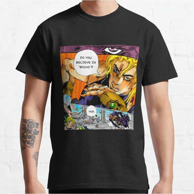 0216 JoJo's Bizarre Adventure Anime Gift t shirt Manga Do you believe 100% cotton Graphic Clothes Y2K clothing All size Tops
0216 JoJo's Bizarre Adventure Anime Gift t shirt Manga Do you believe 100% cotton Graphic Clothes Y2K clothing All size Tops
