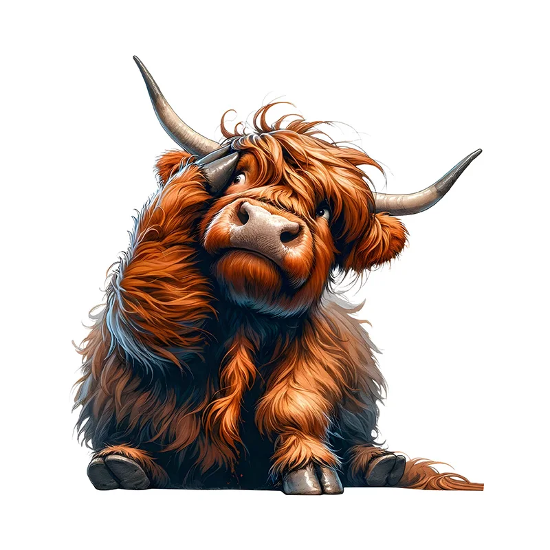 Funny Highland Cow Sticker, Water-proof Wall Decal, Used for Wall, Bathroom, Cabinet, Door,Toilet Lid, Car, Laptop QT19
Funny Highland Cow Sticker, Water-proof Wall Decal, Used for Wall, Bathroom, Cabinet, Door,Toilet Lid, Car, Laptop QT19