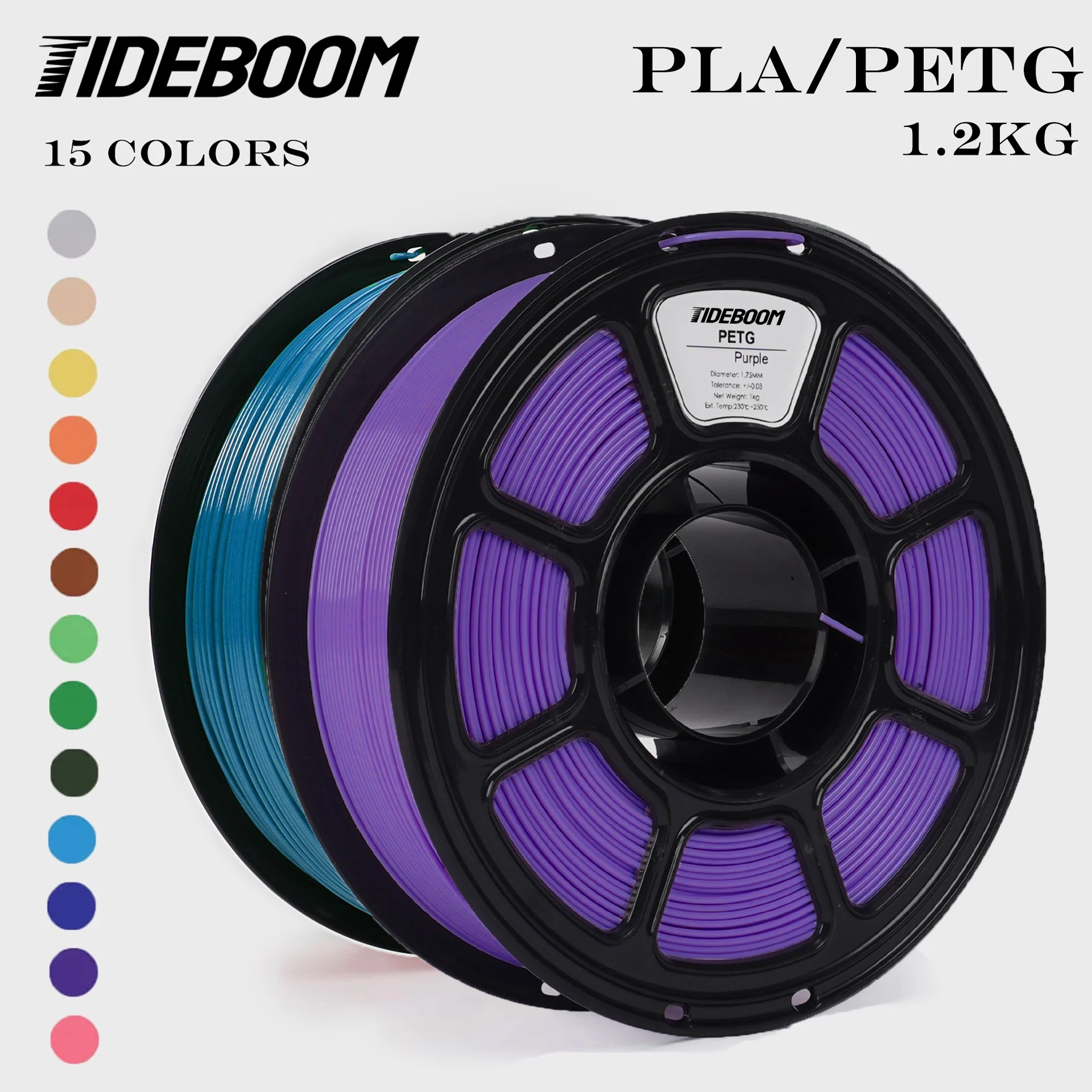 Tideboom PLA/PETG 3D-нить 1,2 кг Высокоскоростная нить для 3D-принтера High Flow Скоростной матовый эффект 3D-печати Mateials Pla 필라 Bravo트
Tideboom PLA/PETG 3D-нить 1,2 кг Высокоскоростная нить для 3D-принтера High Flow Скоростной матовый эффект 3D-печати Mateials Pla 필라 Bravo트