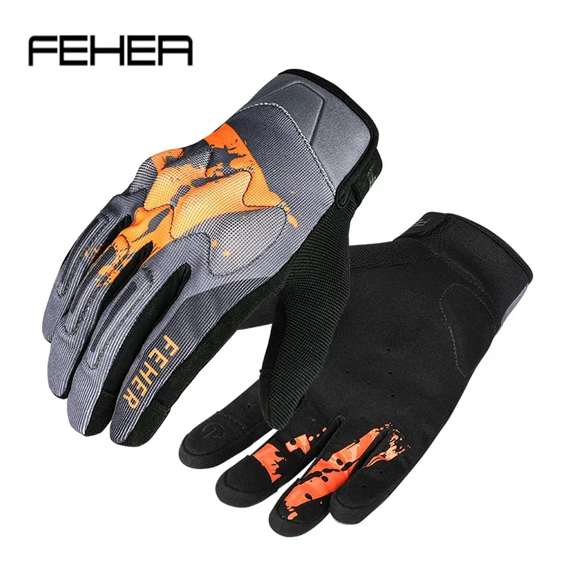 FEHER Motorcycle Riding Gloves Men Anti-Fall Breathable Comfortable Abrasion Resistant Ergonomic Design Moto Biker Equipments
FEHER Motorcycle Riding Gloves Men Anti-Fall Breathable Comfortable Abrasion Resistant Ergonomic Design Moto Biker Equipments