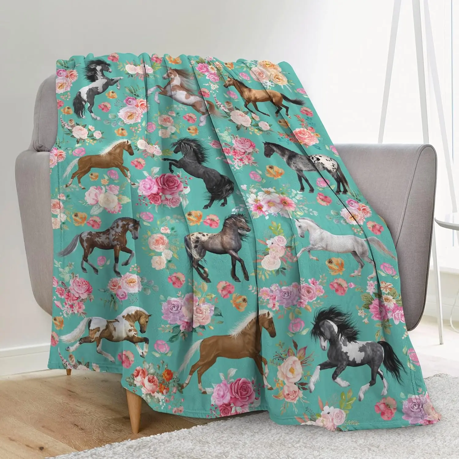 Horse Shaped Flannel Blanket Gift for Girls and Women Soft Floral Print Throw Blanket for Kids Adult Bed Bedroom Decoration
Horse Shaped Flannel Blanket Gift for Girls and Women Soft Floral Print Throw Blanket for Kids Adult Bed Bedroom Decoration