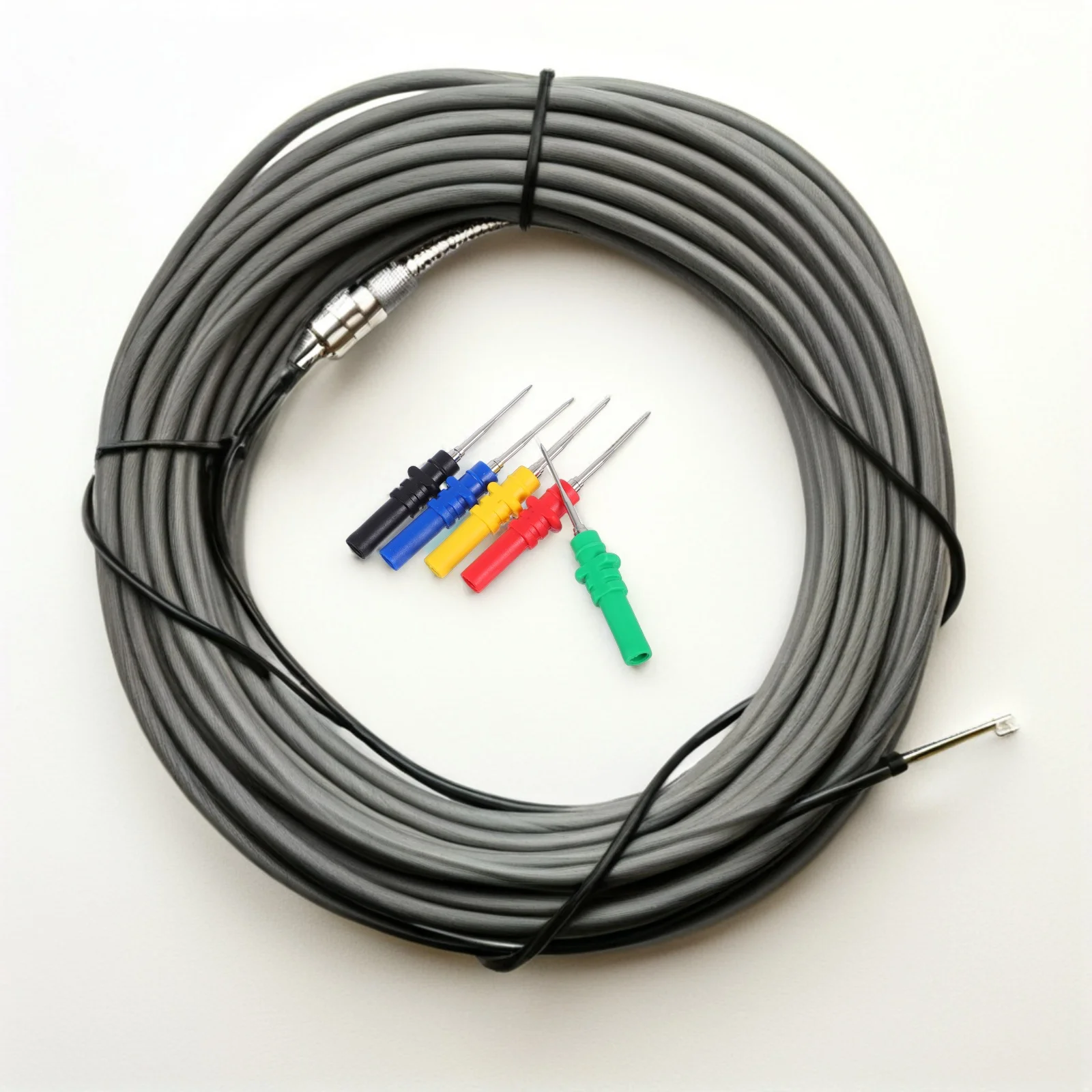 1 set Multimeter Probes Leads Thick Brass Needle Tips Color-coded Black Red Replacement Tips Electrical Testing
1 set Multimeter Probes Leads Thick Brass Needle Tips Color-coded Black Red Replacement Tips Electrical Testing