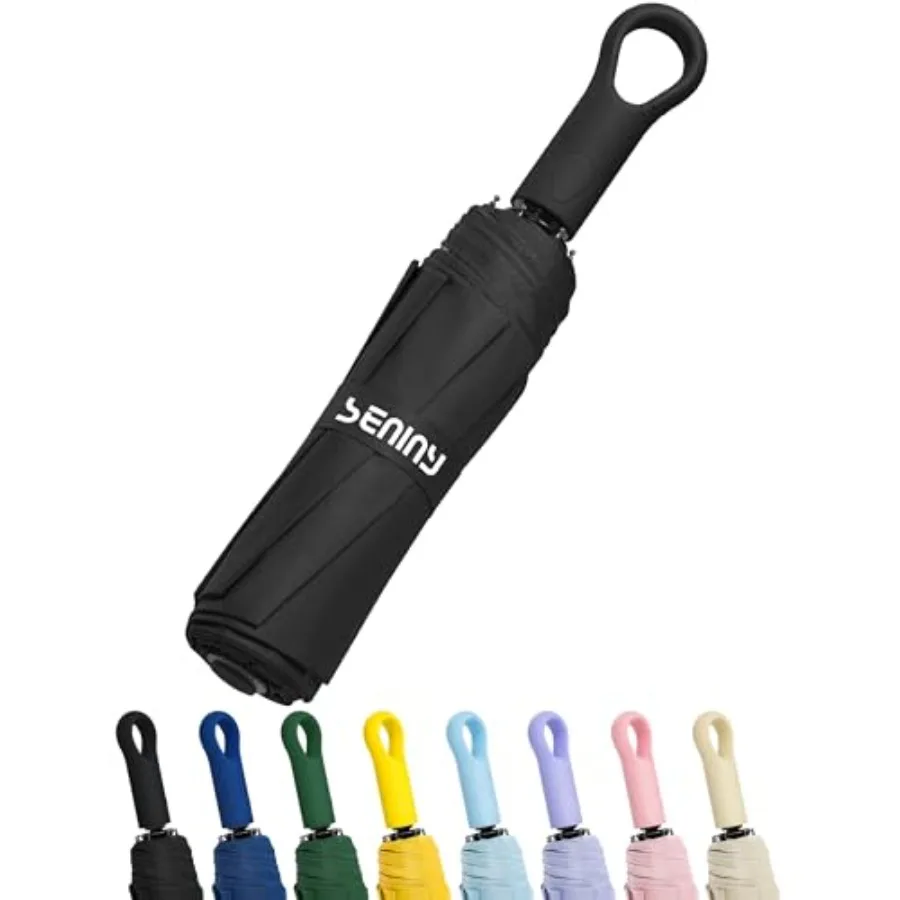 Umbrellas for Rain with Ring Buckle - Travel Umbrella Compact for Backpack, Car, Walking, Automatic UV Umbrella for Sun Protect
Umbrellas for Rain with Ring Buckle - Travel Umbrella Compact for Backpack, Car, Walking, Automatic UV Umbrella for Sun Protect