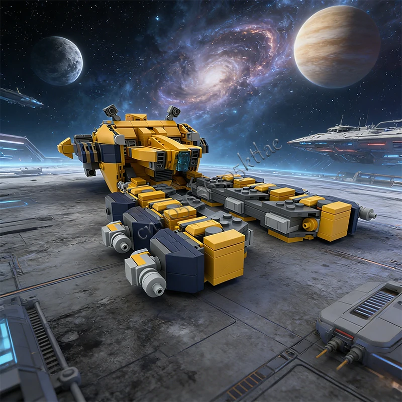 Набор для сборки модели индустриального горнодобывающего судна из серии MOC Space, 845 деталей, конструктор, развивающая игрушка для детей, подарок
Набор для сборки модели индустриального горнодобывающего судна из серии MOC Space, 845 деталей, конструктор, развивающая игрушка для детей, подарок