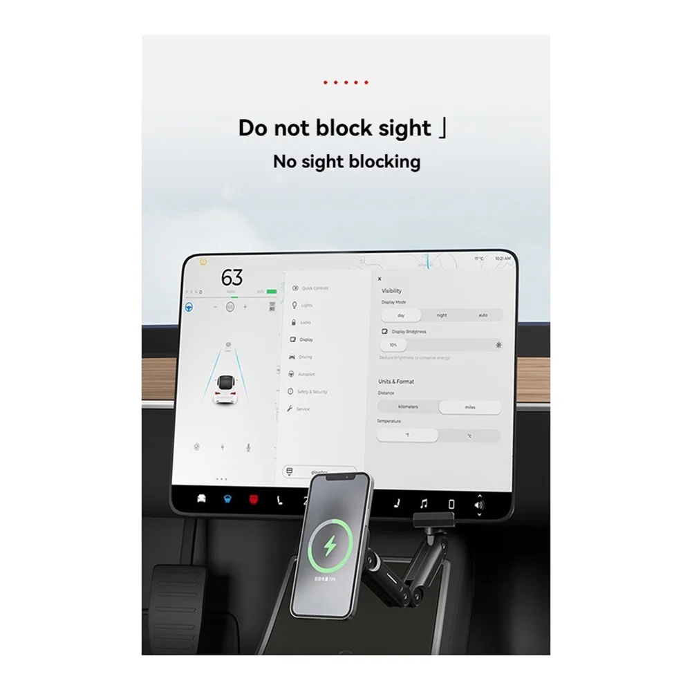 EEB-fFor Tesla Model 3 Model Y Foldable Wireless Magnetic Phone Holder Phone Gripper Car Screen Mount Arm Mobile
EEB-fFor Tesla Model 3 Model Y Foldable Wireless Magnetic Phone Holder Phone Gripper Car Screen Mount Arm Mobile