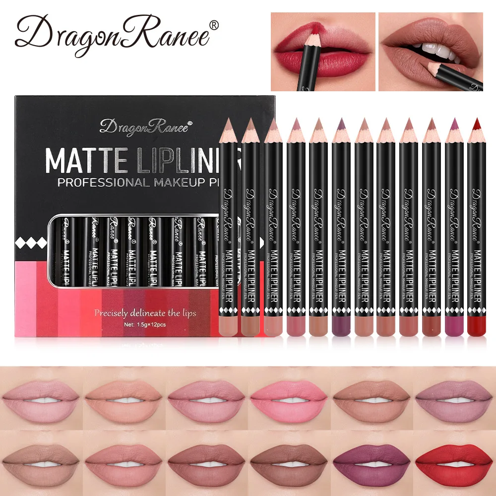 New 12 Pcs Lipliner Set Matte Texture Long Lasting Waterproof Easy To Apply Fashion Professional Makeup Lipliner Set 1.5g * 12
New 12 Pcs Lipliner Set Matte Texture Long Lasting Waterproof Easy To Apply Fashion Professional Makeup Lipliner Set 1.5g * 12