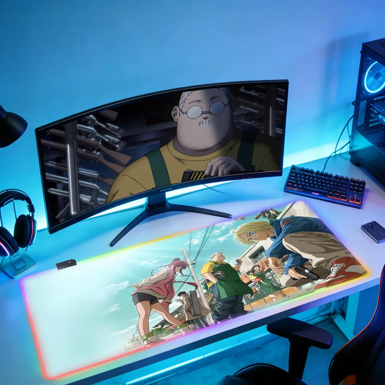 Sakamoto Days New RGB Computer Home Mousepad XXL Desk Mats Natural Rubber Office Anti Slip Gaming Accessories pad
Sakamoto Days New RGB Computer Home Mousepad XXL Desk Mats Natural Rubber Office Anti Slip Gaming Accessories pad