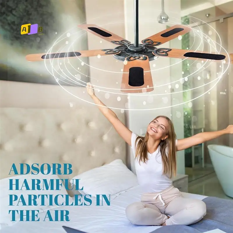 A08F-3 Pack Ceiling Fan Filter, Ceiling Fan Air Filter, Easily Sticks On Ceiling Fan Blade Top, Invisible & Aesthetic
A08F-3 Pack Ceiling Fan Filter, Ceiling Fan Air Filter, Easily Sticks On Ceiling Fan Blade Top, Invisible & Aesthetic