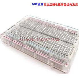 20 pieces Transparent mini bread board with 400 holes (transparent) 83X55mm 47g weight
20 pieces Transparent mini bread board with 400 holes (transparent) 83X55mm 47g weight