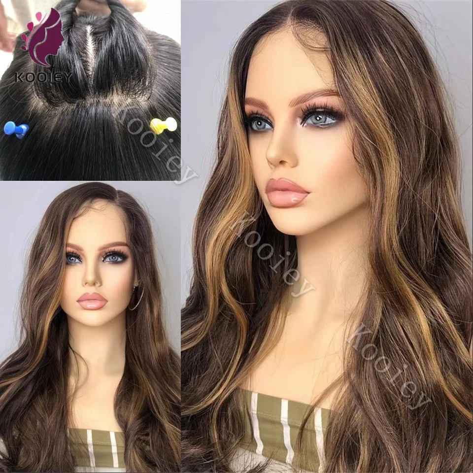 Highlight Brown Lace Front Wig Body Wave 13x6 HD Transparent Lace Frontal Wig Ombre Dark Brown Colored Human Hair Wigs For Women
Highlight Brown Lace Front Wig Body Wave 13x6 HD Transparent Lace Frontal Wig Ombre Dark Brown Colored Human Hair Wigs For Women