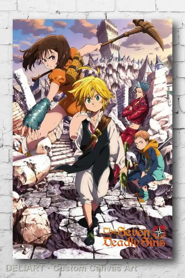 SEVEN DEADLY SINS Canvas Poster - Custom Size Available Room Decoration Home Decor Wall Art
SEVEN DEADLY SINS Canvas Poster - Custom Size Available Room Decoration Home Decor Wall Art