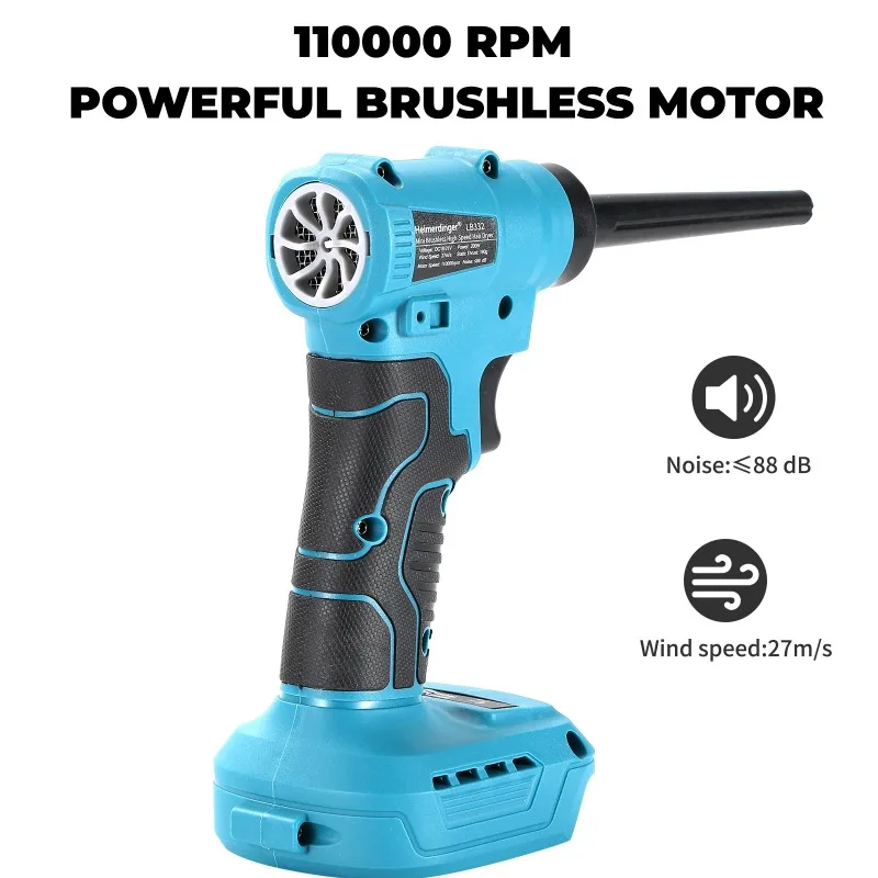 TXF【Hot Item】mini Brushless Electric Turbo Blower Jet Fan 110000RPM Handheld Leaf Dust Blowing Tool For 18V Battery
TXF【Hot Item】mini Brushless Electric Turbo Blower Jet Fan 110000RPM Handheld Leaf Dust Blowing Tool For 18V Battery