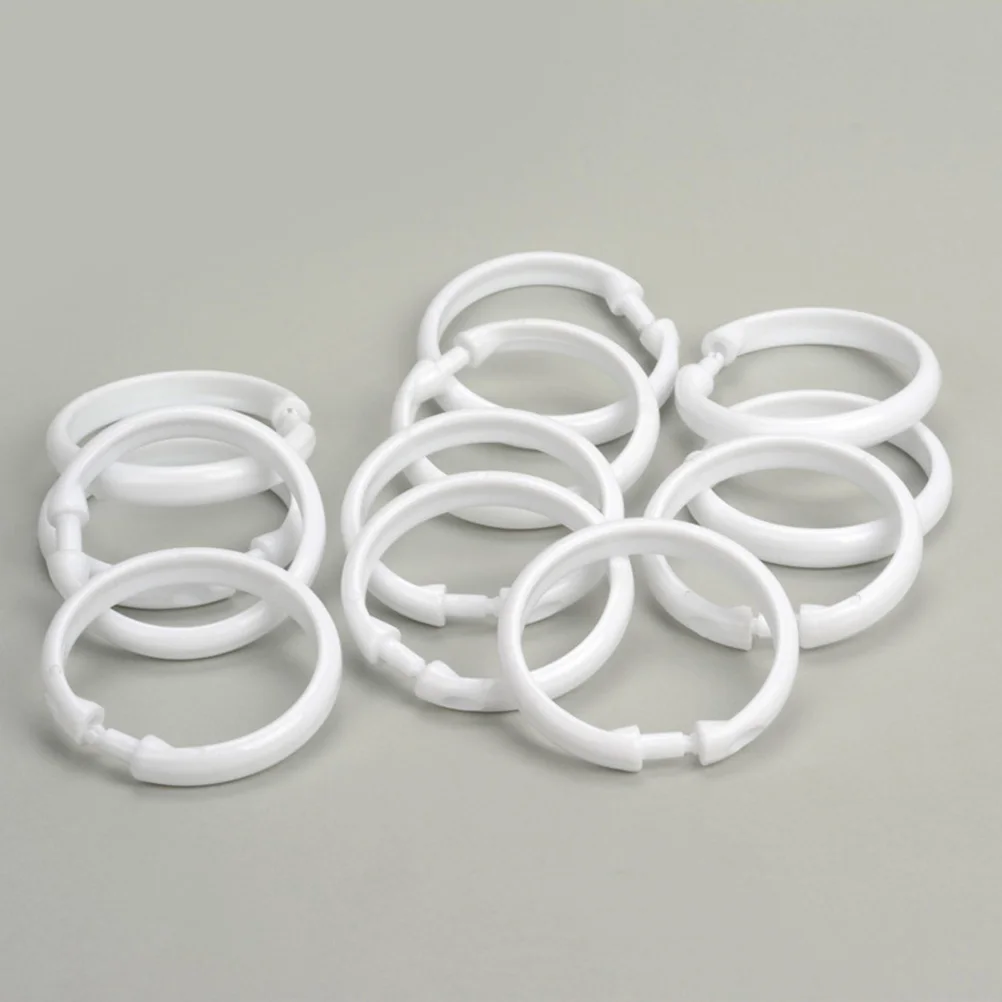 24 Pcs Shower Curtain Hook Drape Hooks Round Plastic Rings Bath Window Rod Bathroom
24 Pcs Shower Curtain Hook Drape Hooks Round Plastic Rings Bath Window Rod Bathroom