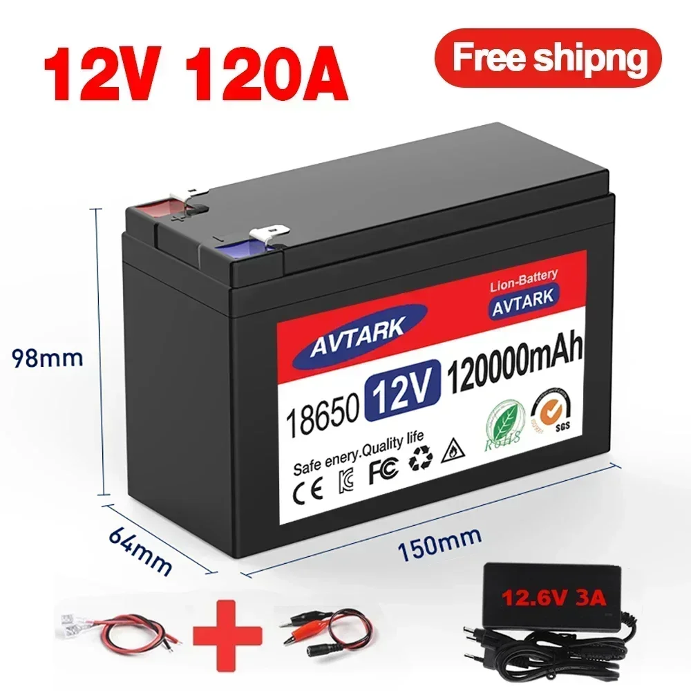 12V LiFePO4 Li-ion rechargeable battery pack 120Ah battery for solar energy built-in high current BMS electric vehiclebattery
12V LiFePO4 Li-ion rechargeable battery pack 120Ah battery for solar energy built-in high current BMS electric vehiclebattery