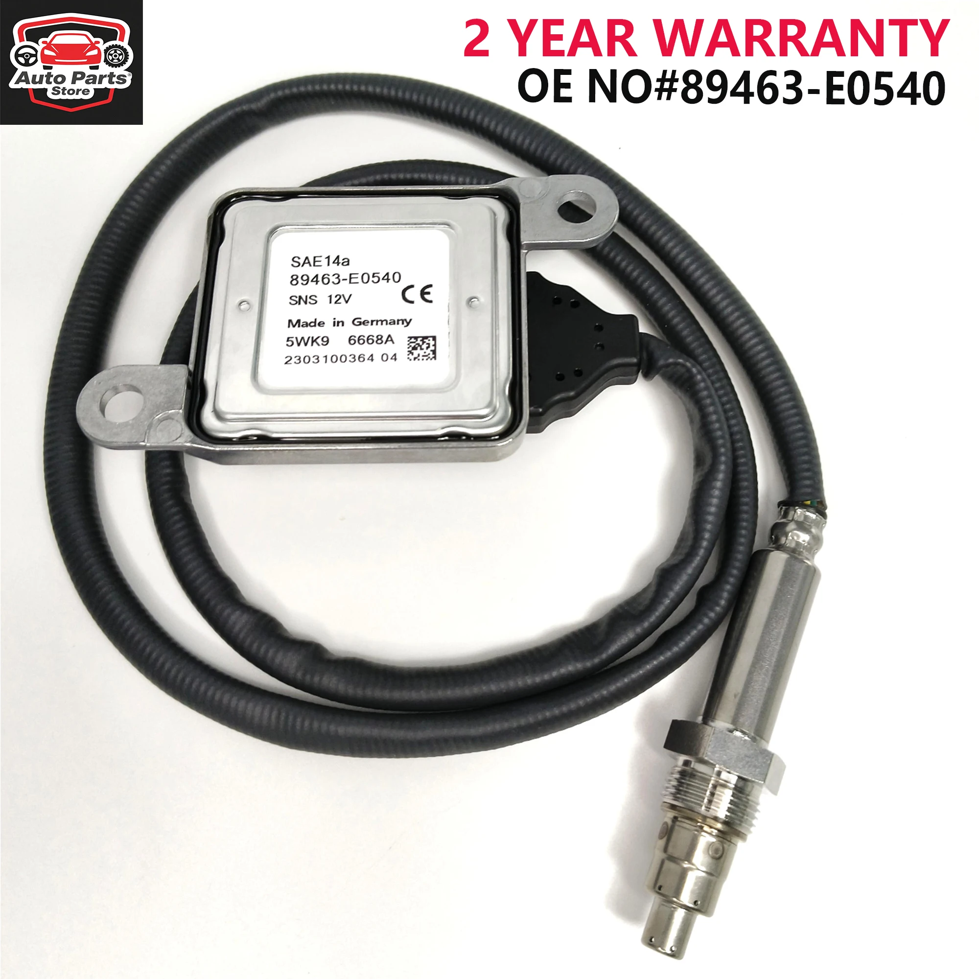 Nox Sensor 89463-E0450 89463 E0450 5WK96668A 5WK9 6668A New Nitrogen Oxide Sensor 12V For Hino Truck Spare Parts
Nox Sensor 89463-E0450 89463 E0450 5WK96668A 5WK9 6668A New Nitrogen Oxide Sensor 12V For Hino Truck Spare Parts