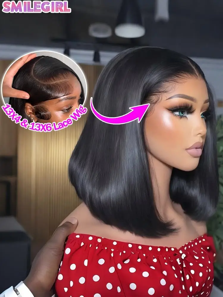 Short Bob Wig Human Hair Straight 13X6 Hd Transparent Lace Frontal Wig Brazilian Glueless 5X5 Hd Lace Closure Wig Natural Black
Short Bob Wig Human Hair Straight 13X6 Hd Transparent Lace Frontal Wig Brazilian Glueless 5X5 Hd Lace Closure Wig Natural Black