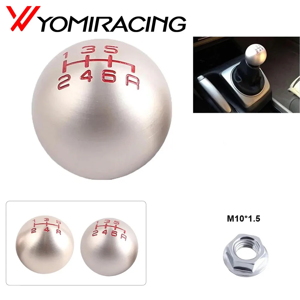 Gear Shift Knob Aluminum 5/6 Speed JDM M10*1.5 Shifter Knob Matte Ball Shape for Honda Civic FD2 FN2 EP3 TYPE R DC2 DC5 Fit City
Gear Shift Knob Aluminum 5/6 Speed JDM M10*1.5 Shifter Knob Matte Ball Shape for Honda Civic FD2 FN2 EP3 TYPE R DC2 DC5 Fit City