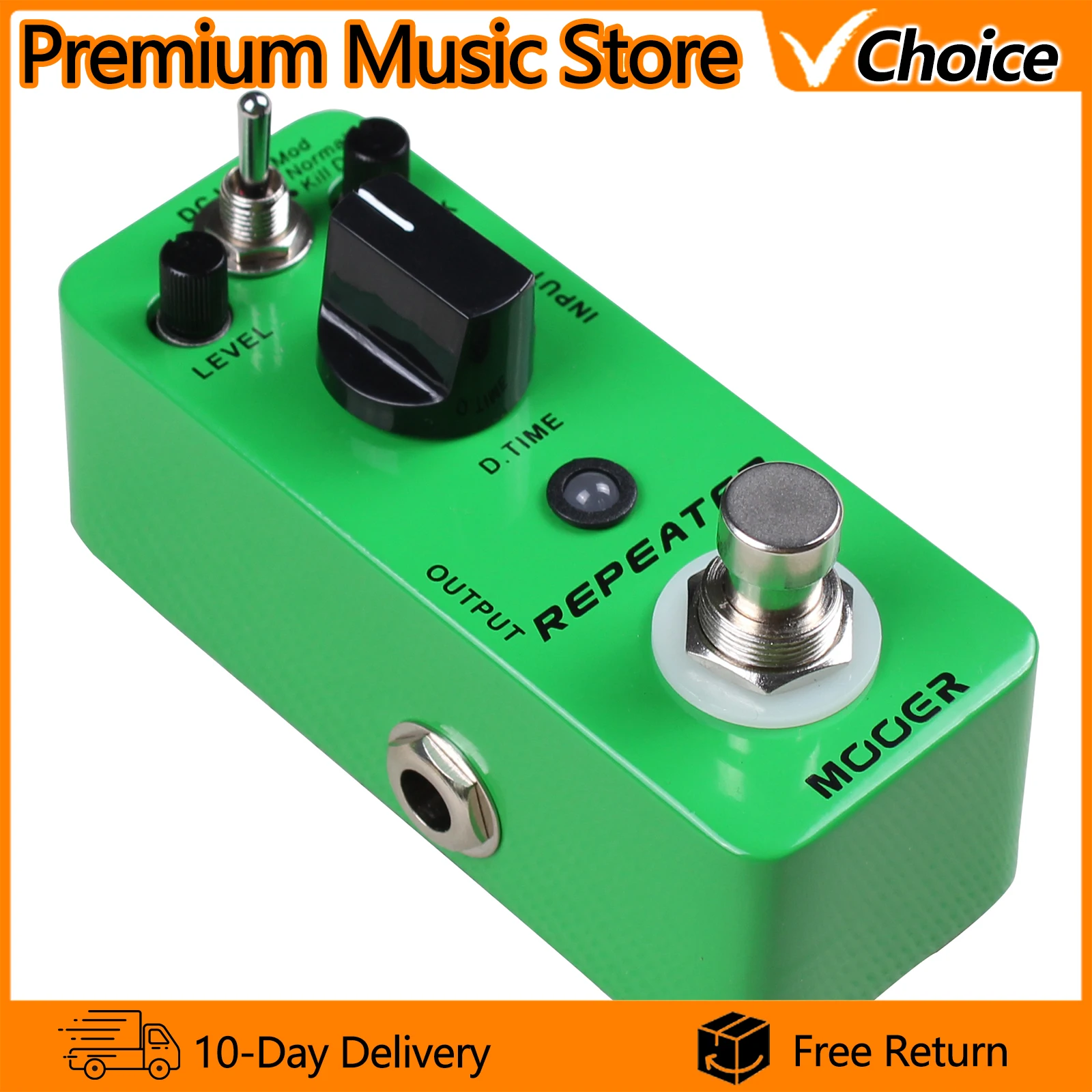 MOOER Guitar Effect Pedal Repeater Digital Delay 3 Working Modes Mod Normal Kill Dry Effects Pedal Guitar Parts Accessories
MOOER Guitar Effect Pedal Repeater Digital Delay 3 Working Modes Mod Normal Kill Dry Effects Pedal Guitar Parts Accessories