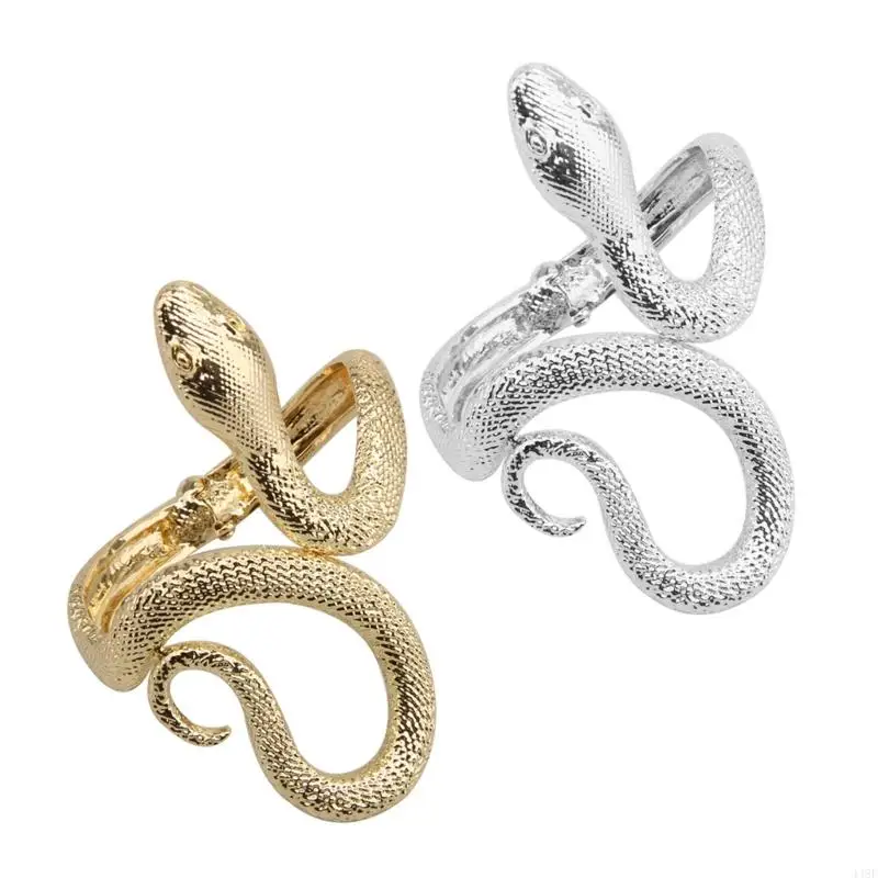 448E Elegant Snake Inspired Open Bracelet Adjustable Wrist Cuff for Everyday Wear
448E Elegant Snake Inspired Open Bracelet Adjustable Wrist Cuff for Everyday Wear