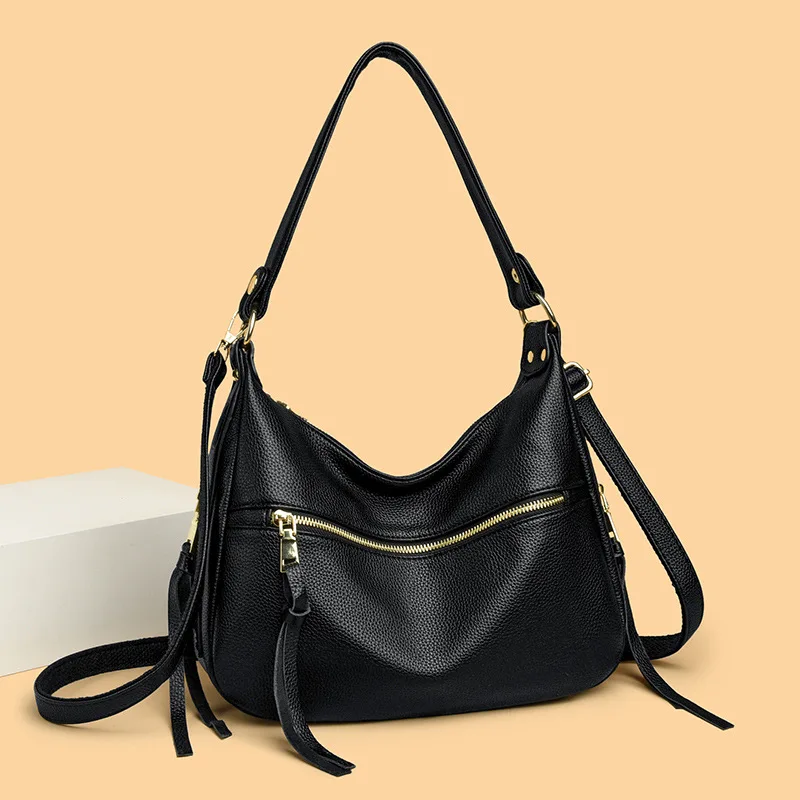 SHELKSBAG Leisure Style Cowhide Women's Bags 2026 New Model Large Capacity Soft Genuine Leather Crossbody Shoulder Bag for Women
SHELKSBAG Leisure Style Cowhide Women's Bags 2026 New Model Large Capacity Soft Genuine Leather Crossbody Shoulder Bag for Women