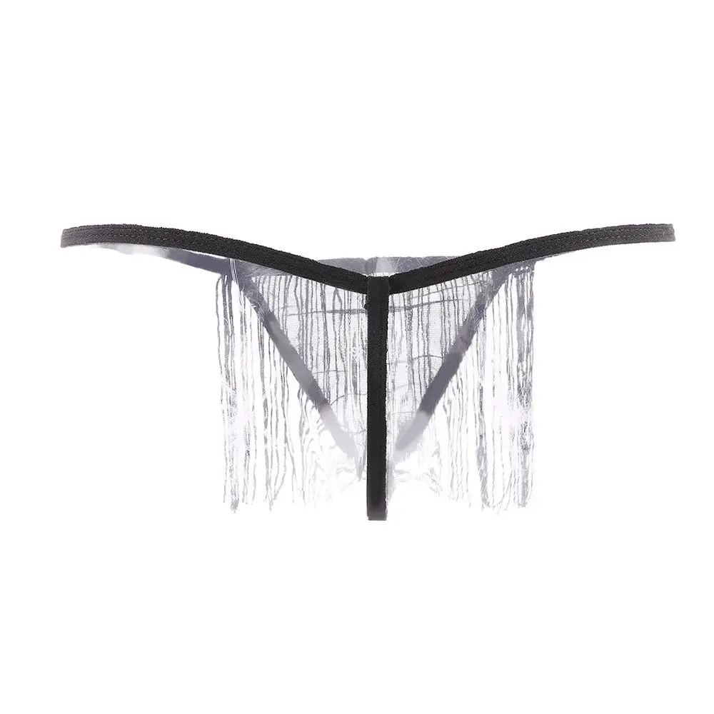 Black Comfortable Exotic Sexy Ultra-thin Underpants Men's Lingerie Underwear T-back Tassels Thongs Panties G-string Briefs
Black Comfortable Exotic Sexy Ultra-thin Underpants Men's Lingerie Underwear T-back Tassels Thongs Panties G-string Briefs