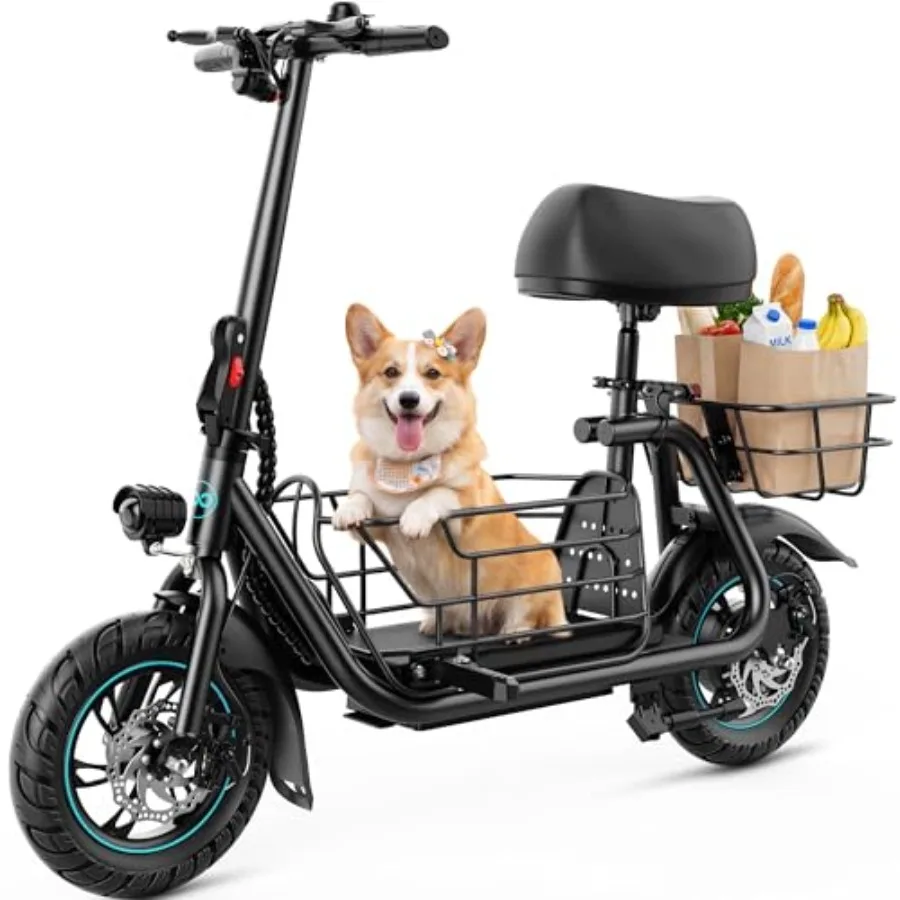 Adult commuting scooter with C1S electric motor, black matte finish, 550W power, 19 MPH speed, 20-mile range, 12-inch pneumatic
Adult commuting scooter with C1S electric motor, black matte finish, 550W power, 19 MPH speed, 20-mile range, 12-inch pneumatic