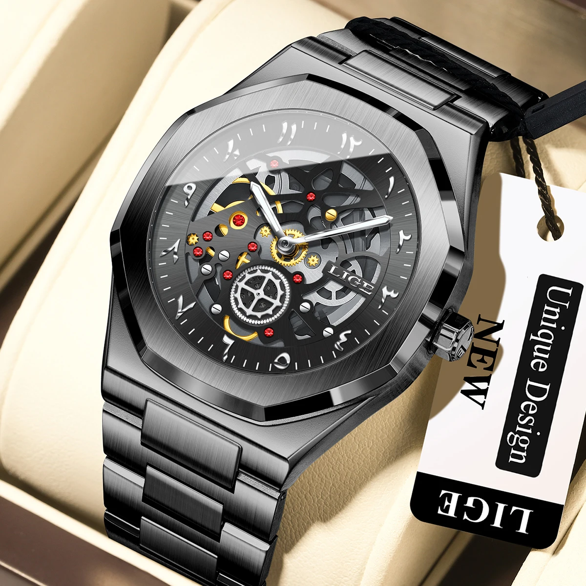 LIGE 2026 business men's watch fashion quartz wristwatch Top luxury watches mens luminous military watches men reloj hommes+BOX
LIGE 2026 business men's watch fashion quartz wristwatch Top luxury watches mens luminous military watches men reloj hommes+BOX