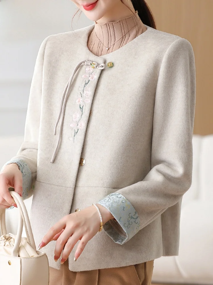 New Chinese Sle ort Woolen Cardigan Faionable Autumn Clothes for Middle-Aged And ly Women Korean Rainy Sle Loose...
New Chinese Sle ort Woolen Cardigan Faionable Autumn Clothes for Middle-Aged And ly Women Korean Rainy Sle Loose...