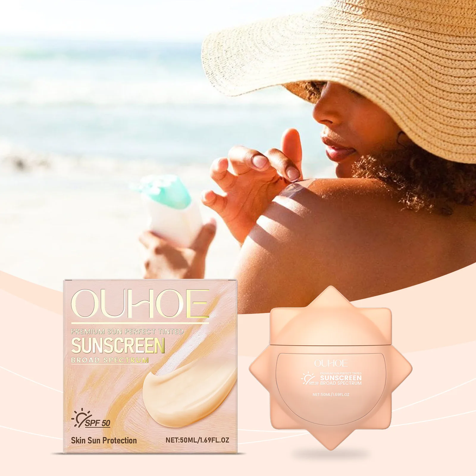 SPF50 Light No Grease Sunscreen Prevent Sunburn Peeling UVA/UVB Moisturize Skin Anti Solar Blacken Brighten Sunblock Sunscreen
SPF50 Light No Grease Sunscreen Prevent Sunburn Peeling UVA/UVB Moisturize Skin Anti Solar Blacken Brighten Sunblock Sunscreen