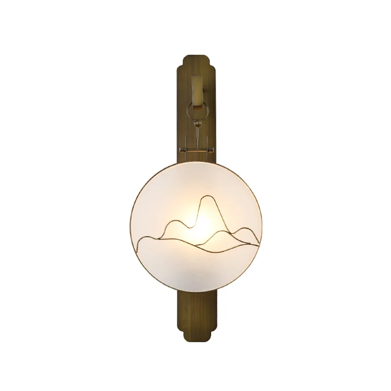 New Chinese landscape wall lamp restaurant zen creative aisle corridor staircase lamp bedside living room background lamp
New Chinese landscape wall lamp restaurant zen creative aisle corridor staircase lamp bedside living room background lamp