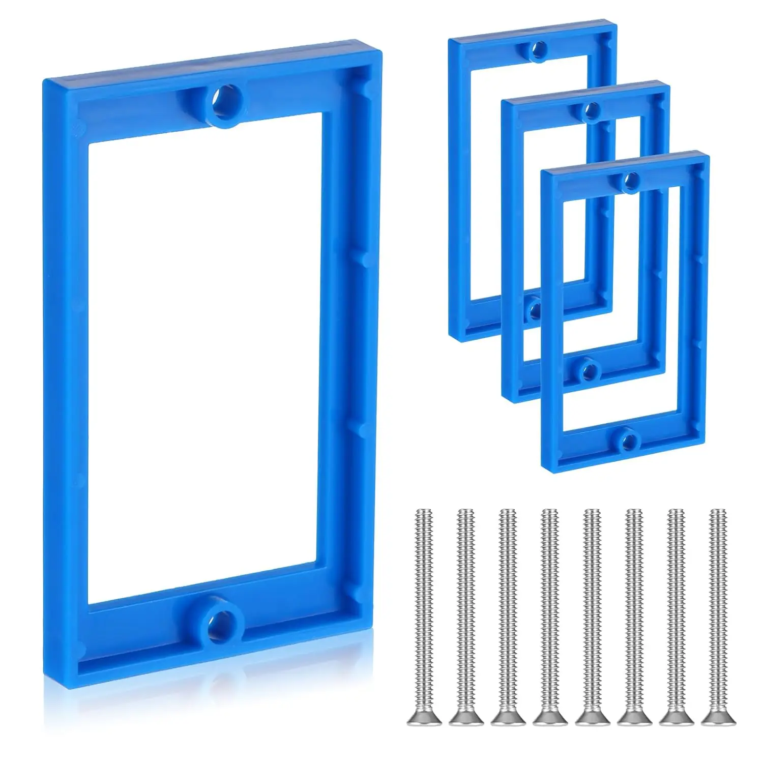 4 Pcs 1/4" Single Gang Box Extender Electrical Box Extender with 8 Screws Junction Boxes Extension Accessories for Electrical Bo
4 Pcs 1/4" Single Gang Box Extender Electrical Box Extender with 8 Screws Junction Boxes Extension Accessories for Electrical Bo