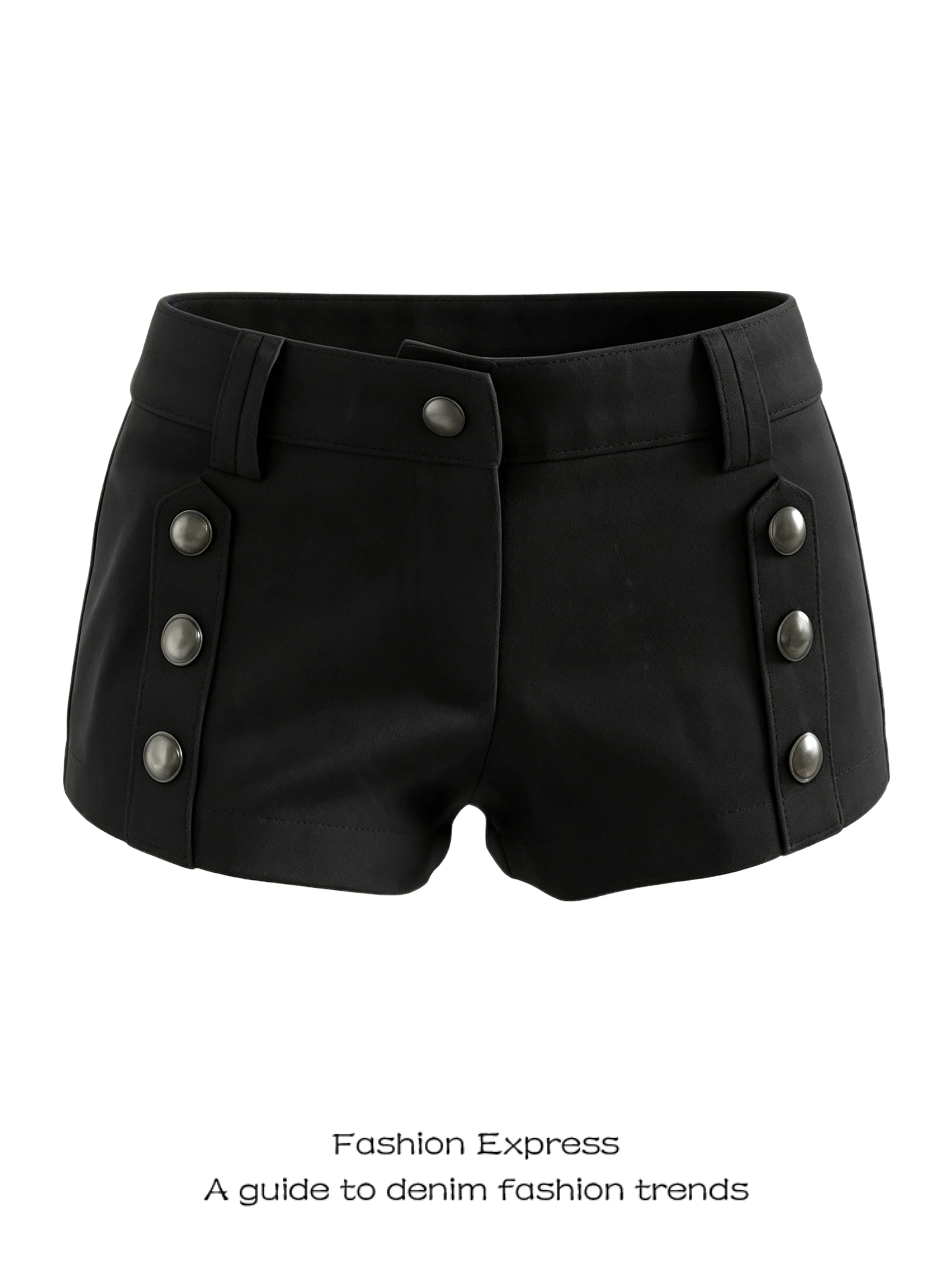 Black Low-Waist Slimming Shorts for Women Double-Row Button Design Casual Washed Denim Straight Leg Hot Pants Summer 2026
Black Low-Waist Slimming Shorts for Women Double-Row Button Design Casual Washed Denim Straight Leg Hot Pants Summer 2026