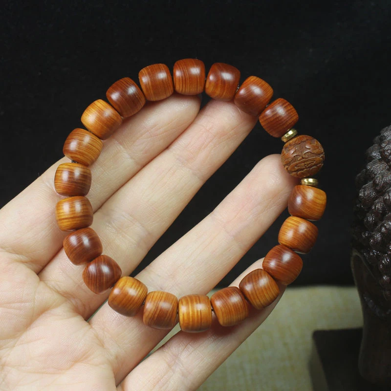 Banyan wood high-oil vintage-style bead bracelet, Pixiu charm for attracting wealth, unisex Buddhist prayer beads jewelry
Banyan wood high-oil vintage-style bead bracelet, Pixiu charm for attracting wealth, unisex Buddhist prayer beads jewelry