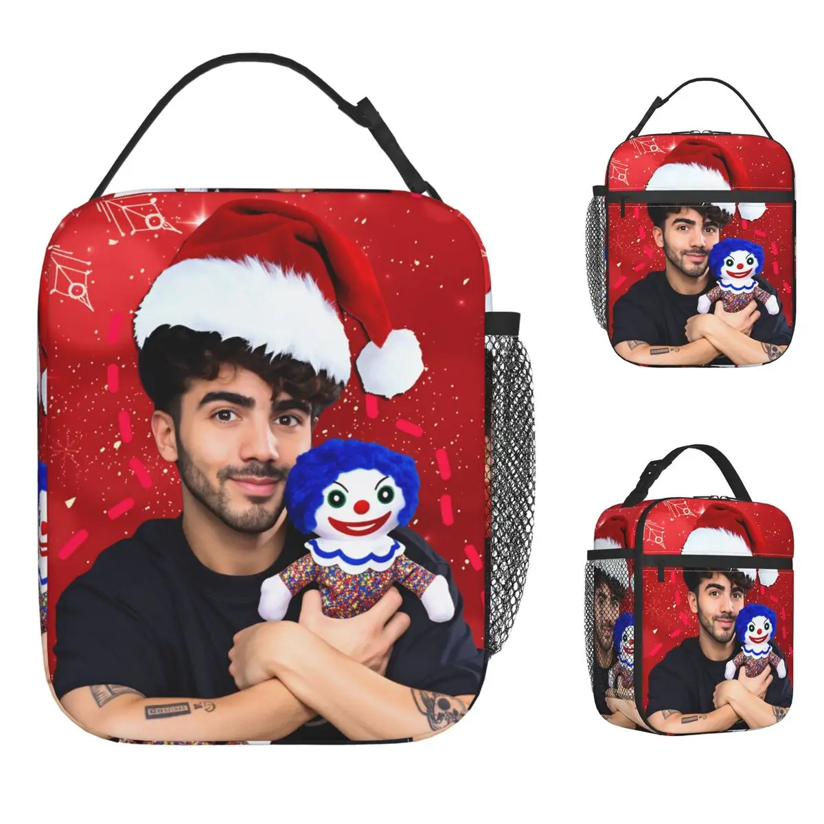 Fede V-Vigevani Lunch Bag Club Misterios Lunch Box School Portable Thermal Tote Handbags For Women Oxford Print Cooler Bag
Fede V-Vigevani Lunch Bag Club Misterios Lunch Box School Portable Thermal Tote Handbags For Women Oxford Print Cooler Bag