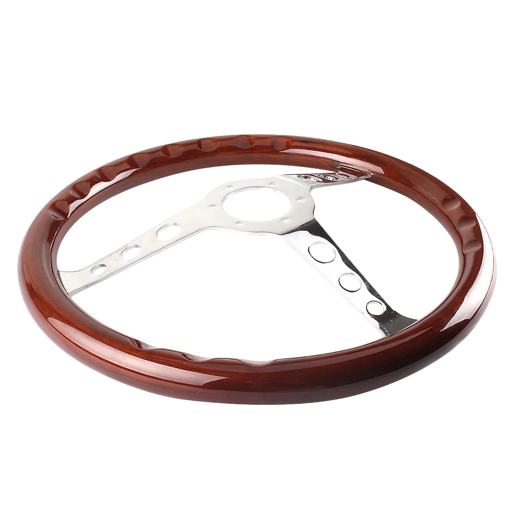 Car Modified Steering Wheel 380MM Solid Wood Steering Wheel Vintage Car Hip Hop Retro Universal Steering
Car Modified Steering Wheel 380MM Solid Wood Steering Wheel Vintage Car Hip Hop Retro Universal Steering