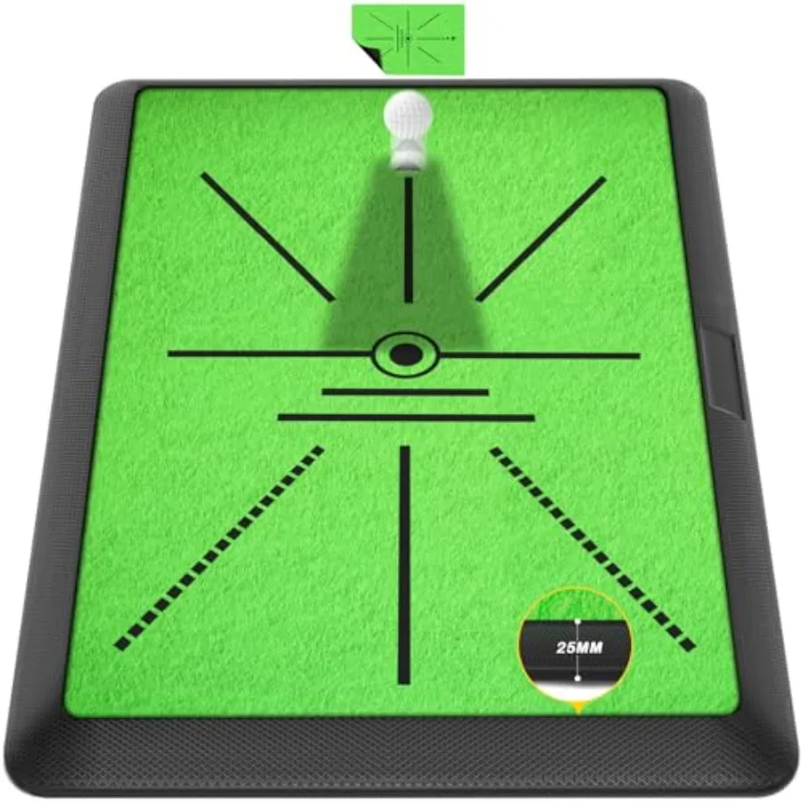 Golf Hitting Mat, Golf Mat Practice Indoor and Outdoor for Swing Path Feedback, 16"X12" Replaceable Golf Putting/Training/Swing
Golf Hitting Mat, Golf Mat Practice Indoor and Outdoor for Swing Path Feedback, 16"X12" Replaceable Golf Putting/Training/Swing